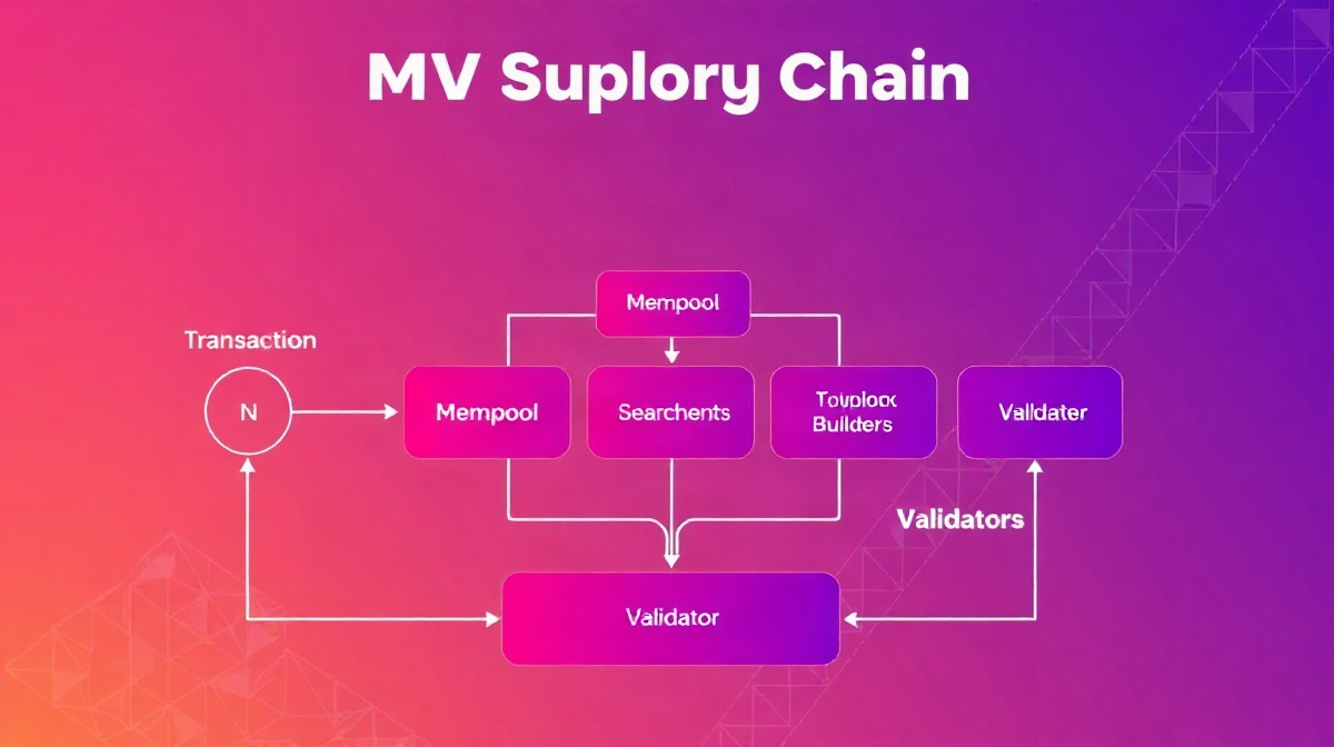 MEV supply chain from searchers to validators